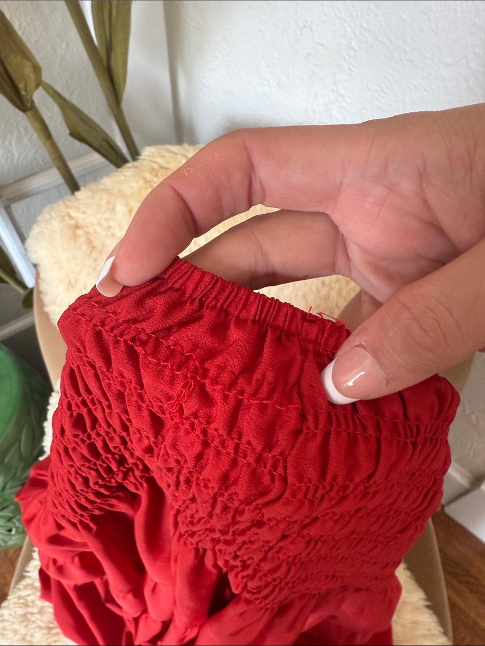 Lauren Ralph Lauren Red Tiered Maxi Skirt - Picture 10 of 10